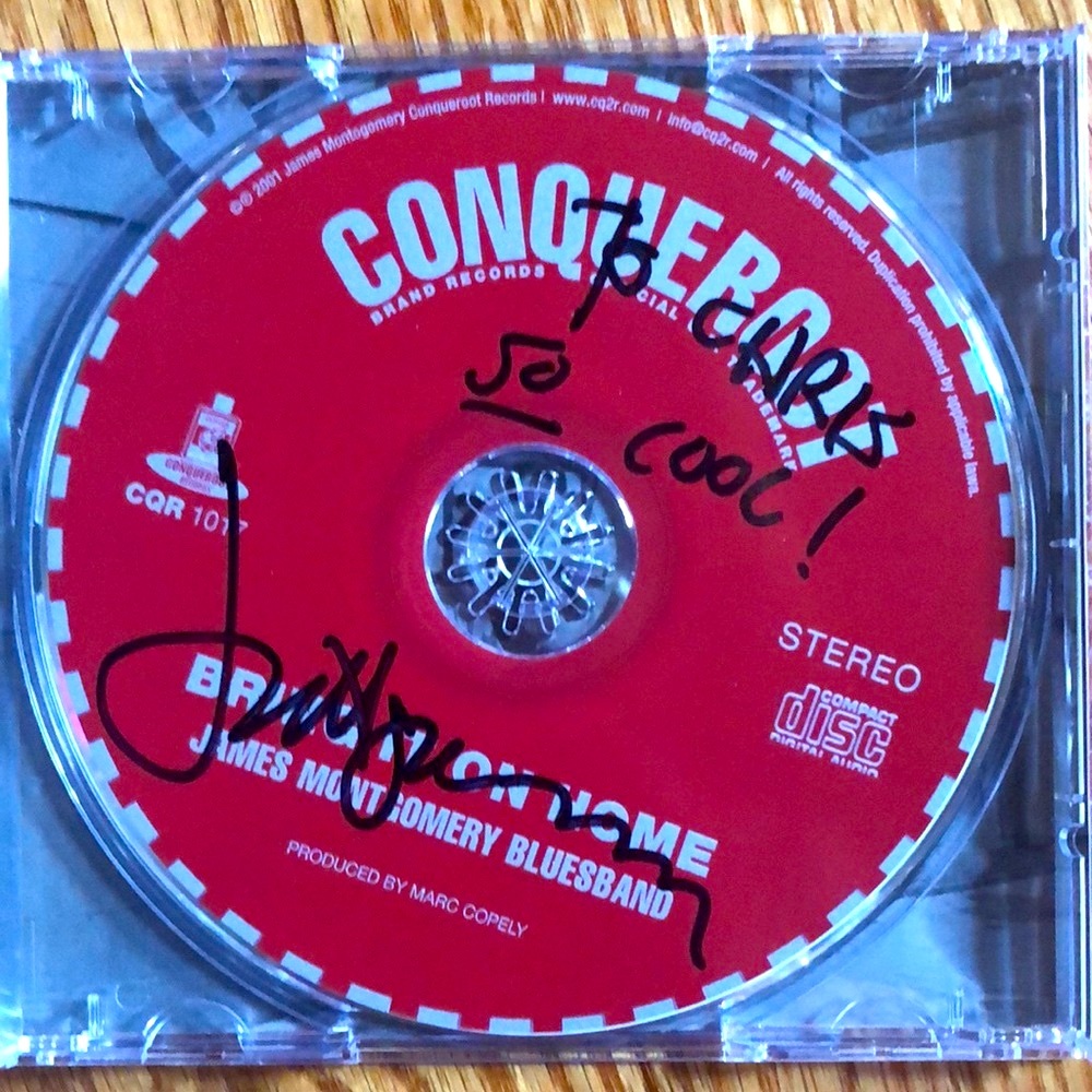 💿 🎶 NEW OPENED AUTOGRAPHED SIGNED JAMES MONTGOMERY BAND “BRING IT HOME” BLUES CD